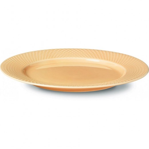 LyngbyPorcelnRhombemiddagstallerkenSand-31