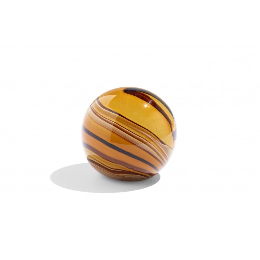 HayGlassPaperwieghtAmber-31