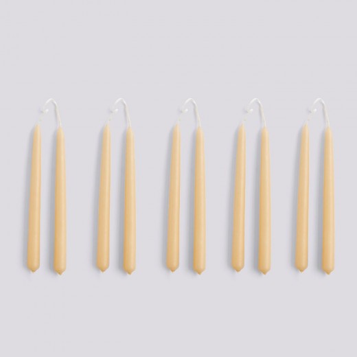 HAYMiniConicalCandleBeige12stk-31