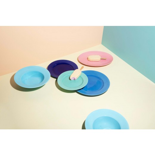 LyngbyPorcelnRhombemiddagstallerkenBlue27cm-31