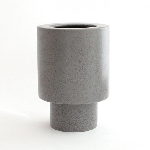 AniaAnnavaseLightgreydotsH21x15cm-31