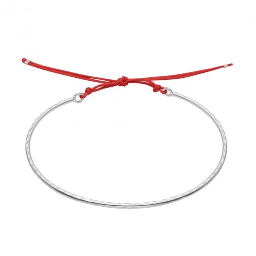 EnamelCopenhagenArmbndBanglehammeredSlvrd-31