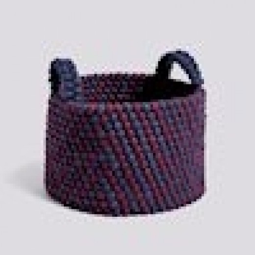 HayBeadBasketmedhndtagBurgundyChevronUdstillingsmodel-31