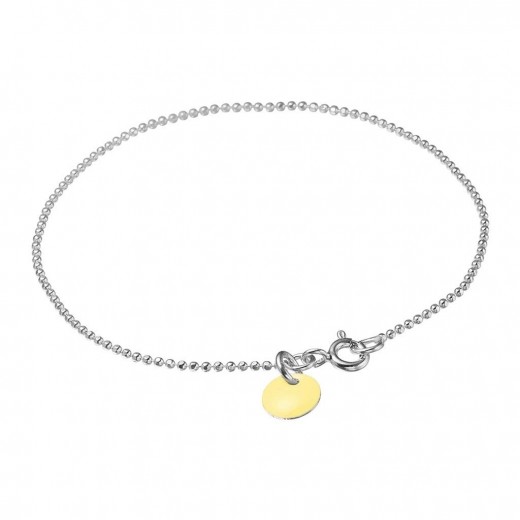 EnamelBraceletballchainSlvmedlightyellow-31