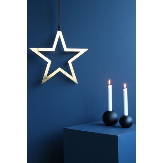 CooeeCandlestickBallBlack8cm-31