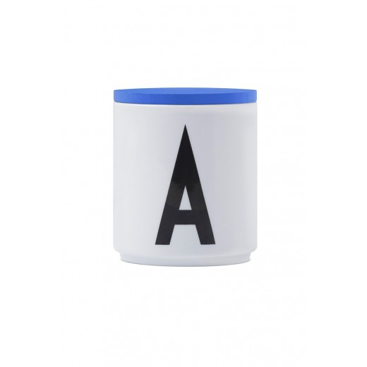 Design Letters - Låg t. porcelænskop - Blå