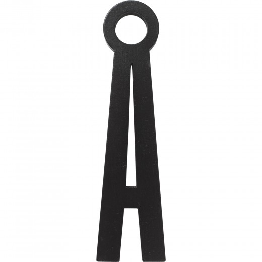 Design Letters - Bogstav - Å - Sort
