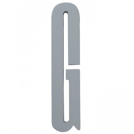 Design Letters - Bogstav - K - Grå