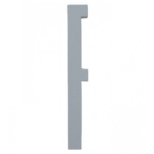 Design Letters - Bogstav - F - Grå