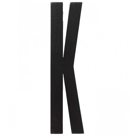 Plantation God følelse Svinde bort Design Letters - Bogstav - K - Sort. Brug bogstaverne til at skrive barnets  navn på døren eller på væggen.