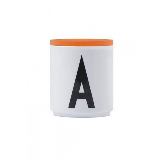 Design Letters - Låg t. porcelænskop - Orange