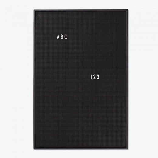 Design Letters - Message board A2 - Black