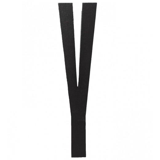 Design Letters - Bogstav - Y - Sort