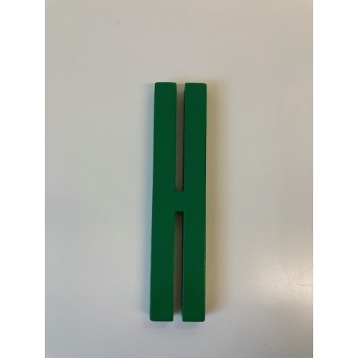 Design Letters - Bogstav - H - Grøn