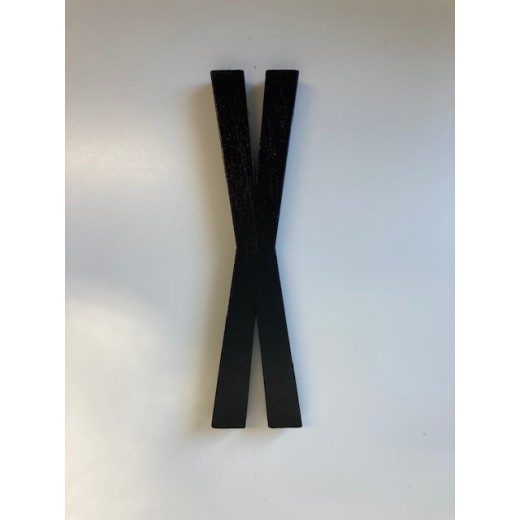 Design Letters - Bogstav - X - Sort