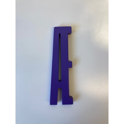 blotte beslutte tapet Design Letters - Bogstav - Æ - Lilla. Brug bogstaverne til at skrive  barnets navn på døren eller på væggen.