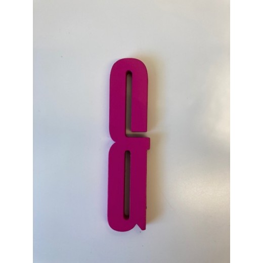 Design Letters - Bogstav - & - Pink