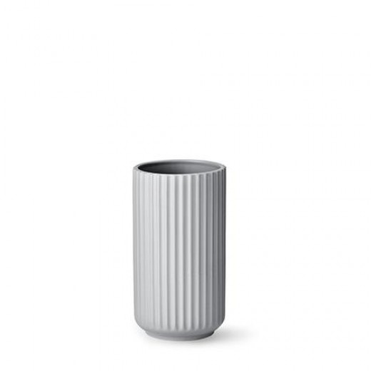 Lyngby Porcelæn - Vase - Grå cm.