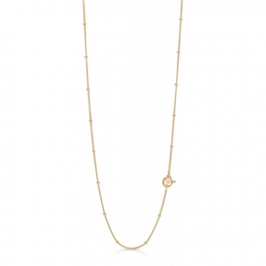 EnamelNecklaceBeadedChainGuld-31