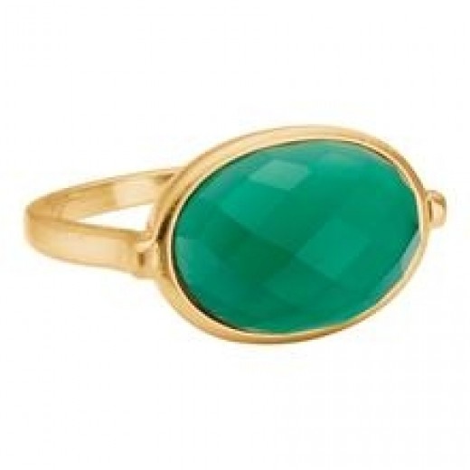 EnamelPreciousringGreenAgatestr57-31