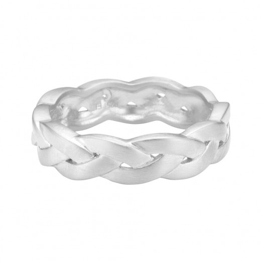 EnamelCopenhagenFingerringbraidedSlvstr54-31