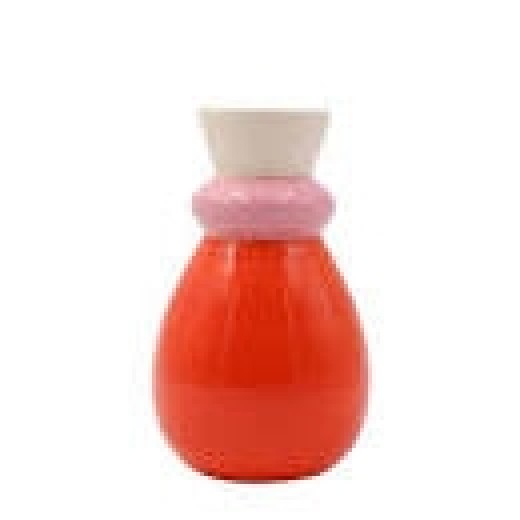 RicoCarolinavaseAmorDelColorOrangepinkogcremefarvet-31