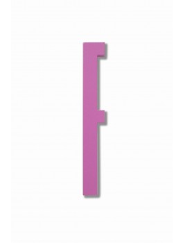 Design Letters - Bogstav - F - Pink