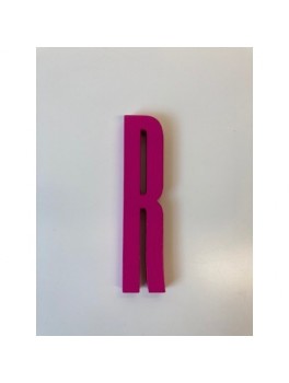 Design Letters - Bogstav - R - Pink