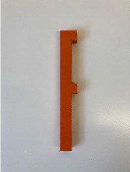 Design Letters - Bogstav - F - Orange