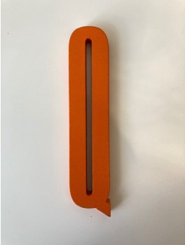 Design Letters - Bogstav - Q - Orange