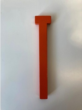 Design Letters - Bogstav - T - Orange