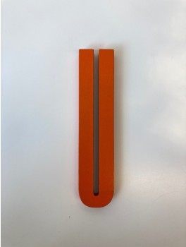 Design Letters - Bogstav - U - Orange