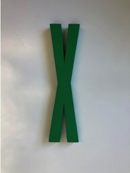 Design Letters - Bogstav - X - Grøn