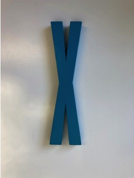 Design Letters - Bogstav - X - Turkis