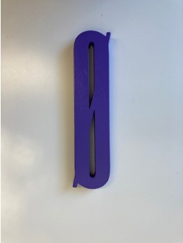 Design Letters - Bogstav - Ø - Lilla