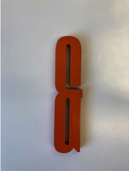 Design Letters - Bogstav - & - Orange