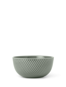 LyngbyPorcelnRhombeBowlMoss13cm-20
