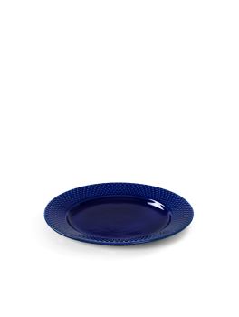 LyngbyPorcelnRhombeFrokosttallerkenDarkBlue23cm-20