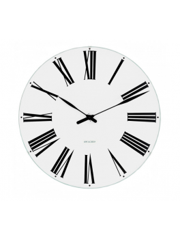 Arne Jacobsen Clocks - Roman vægur - sort/hvid