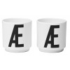 Design Letters + Arne Jacobsen 2 Æggebæger - Æ for Æg.