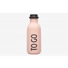 Design Letters - To Go water bottle - Rosa