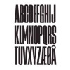 Design Letters - Bogstav D - Sort