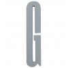 Design Letters - Bogstav - K - Grå
