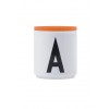 Design Letters - Låg t. porcelænskop - Orange