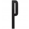 Design Letters - Bogstav - P - Sort