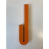Design Letters - Bogstav - J - Orange