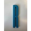 Design Letters - Bogstav - R - Turkis