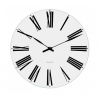 Arne Jacobsen Clocks - Roman vægur - sort/hvid