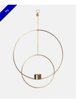 Ferm Living - Hængende fyrfadslys Deco - Cicular - Messing