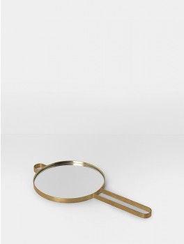 Ferm Living - Poise Hand Mirror, messing